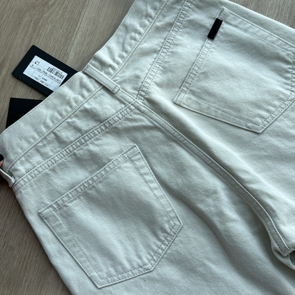 SAINT LAURENT SLIM-FIT JEANS
CHALK WHITE DENIM - Picture 7 of 8